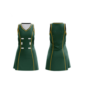 Robe de netball avec logo de marque personnalisé, nouveau design, vêtements de sport, uniformes de netball pour filles à bas prix avec technique de sublimation - Product Image 6