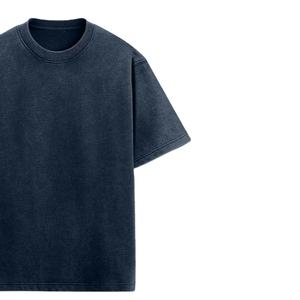 T-shirt Homme Vintage Délavé à l'Acide, Effet Vieilli, Coton Lourd 100% Tissé, Coupe Oversize, Manches Courtes, Écologique et Respirant - Product Image 4