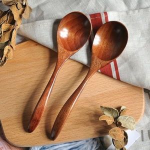 Couverts en bois rustiques : cuillère, fourchette, couteau – Essentiels pour la table à manger, ustensiles de cuisine, accessoires de service, compatibles lave-vaisselle - Product Image 2