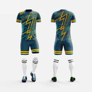 Uniforme de rugby et de football unisexe de haute qualité, logo personnalisé, 100% polyester, antibactérien, séchage rapide, été, bonne vente, fabrication en usine - Product Image 2