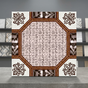 Carreaux de sol en porcelaine polie émaillée numérique bleu luxueux 400mm x 400mm pour salle de bain et centre commercial 40x40cm - Product Image 2