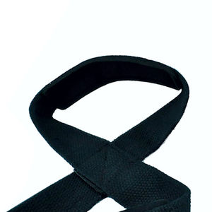 Correa de Levantamiento de Neopreno y Algodón Reforzada en Forma de 8, Diseño Cómodo y Ligero, Cierre Ajustable, Diámetro Personalizable | - Product Image 2