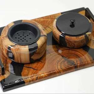 Mubkhar de haute qualité, spécial Ramadan, nouveau design, porte-encens religieux, brûleur d'encens Bakhoor, brûleur d'encens en bois à bas prix - Product Image 1