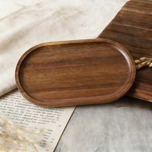 Plateau en bois de qualité supérieure, fait main, rustique, pour servir des aliments, des boissons et pour un usage décoratif - Product Image 2