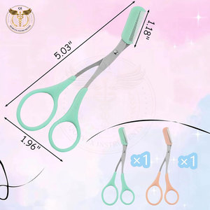 Premium Curved Eyebrow Scissors Stainless Steel Beauty Care Trimming <b>Makeup</b> <b>Tool</b> For Online Sale - Product Image 6
