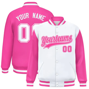 Custom Womens Varsity <b>Jacket</b> Oversized Boxy Fit Chenille <b>Patches</b> Wholesale for Streetwear Retailers Bulk - Product Image 5