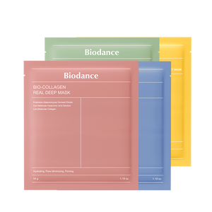 ชุดมาส์กหน้าเกาหลี Biodense Real Deep Mask คุณภาพสูง [16 แผ่น] ส่วนประกอบหลัก ไฮยาลูรอนิค แอซิด เปปไทด์ สำหรับใช้กับผิวหน้า - Product Image 1