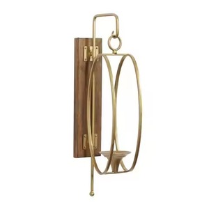 Classic Metal Wall <b>Sconce</b> <b>Candle</b> Holder Decorative Wall Mounted <b>Candle</b> Stand Living Room Bedroom Wall Decor - Product Image 4