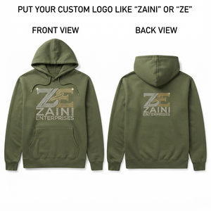 Sweat à capuche pour femme 320 GSM en coton polyester polaire de qualité supérieure vert olive, broderie personnalisée, impression en relief, logo DTF, OEM ODM - Product Image 1