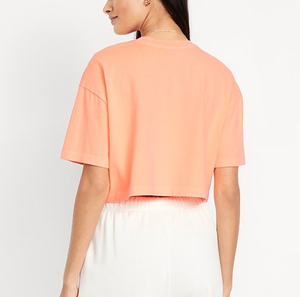 Camisetas Cortas de Verano para Mujer, Tallas Grandes, Corte Regular, Casuales, de Manga Corta, Transpirables, Ecológicas, Holgadas - Product Image 5