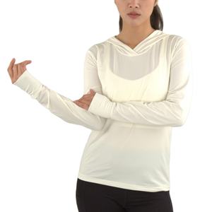 Sweat à capuche d'entraînement pour femmes en nylon écologique - Product Image 2