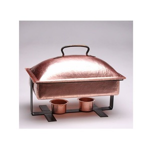 Plat à réchaud en métal raffiné, conçu pour maintenir les standards de service alimentaire avec une qualité fiable et une fiabilité quotidienne. - Product Image 3