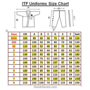 Uniforme de Taekwondo ITF Dobok, Blanco, de Algodón Transpirable, Unisex para Adultos, Ropa de Artes Marciales con Logotipo Frontal y Estampado Trasero - Product Image 4