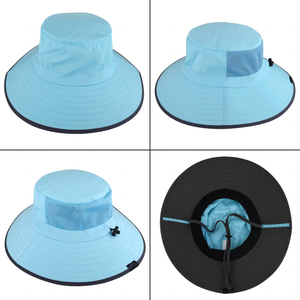 Outdoor Fisherman Bucket <b>Hat</b> for <b>Men</b> Women Summer Waterproof Solid Foldable Big Brim Cartoon for Casual <b>Sun</b> Sunshade Cycling - Product Image 1