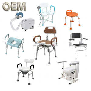 Chaise de douche pivotante réglable de classe I, style moderne, OEM/ODM Taïwan, accoudoirs amovibles, capacité de charge 150 kg, équipement de sécurité pour salle de bain - Product Image 1