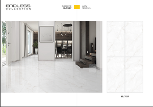 Azulejos de Porcelana Esmaltada Brillante de Diseño Moderno, 8 mm de Grosor, 600X1200 mm, Serie Económica para Apartamentos - Product Image 1