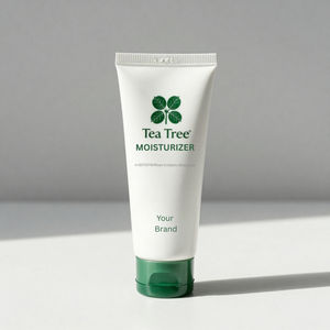 Crème hydratante à l'arbre à thé pour peaux grasses et sujettes à l'acné – Crème hydratante pour le visage régulatrice de sébum avec extrait d'arbre à thé OEM ODM - Product Image 4