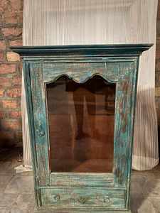 Distressed Wooden <b>Kitchen</b> Cabinet Storage Unit <b>Free</b> <b>Standing</b> <b>Cupboard</b> Organizer <b>Kitchen</b> Furniture Sideboard Cabinet Use - Product Image 5