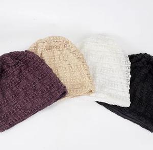 Unisex Earflap Hat 100% Acrylic Hand Knitted Striped Pattern Street Style Casual <b>Winter</b> <b>Cap</b> for Children Adjustable - Product Image 6