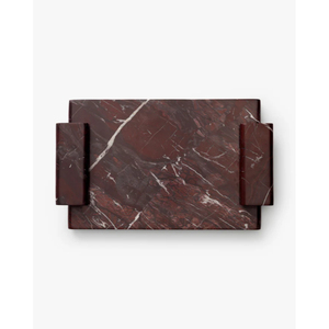 New Unique Rectangle shape Brown Color <b>Marble</b> <b>Tray</b> Hot Sale Luxury Handcrafted Decor Accent Premium Serve Display Platter Modern - Product Image 5