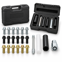 Kit d'installation de boulons de roue avec boulons à siège conique, goupilles de guidage et outils à douille, personnalisé OEM