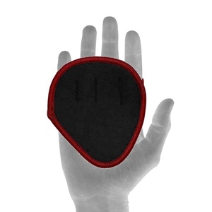 Leather Breathable Unisex <b>Weight</b> Lifting Palm Support <b>Gloves</b> with Wrist Support for Gym Deadlift and Pull-up Protection - Product Image 3