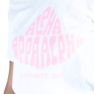 Camiseta Blanca con Letras para Mujer, Manga Corta, Cuello Redondo, Estilo Casual, Moda Urbana, Algodón Ecológico, Ligera, Verano - Product Image 4