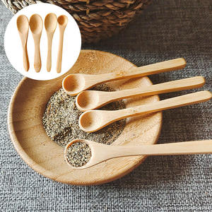 Handmade Wooden <b>Spoon</b> Oval Shape Rustic Design Polished Natural Wood Kitchen Utensil for Cooking and <b>Serving</b> Natural Crafts - Product Image 4
