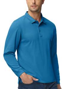 Camiseta Deportiva Estampada para Golfistas 2026, Polo al Por Mayor para Hombre, Transpirable, Personalizable, de Manga Larga y Color Sólido - Product Image 3
