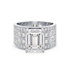 Anillo de Diamante Cultivado en Laboratorio HPHT CVD REYES, Exquisito, en Oro Sólido de 14K, Certificado IGI, Joyería Fina de Boda para Mujer - Product Image 2