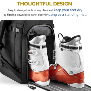 Sac de ski léger avec plusieurs compartiments et conception facile à transporter, sac de ski avec fermetures éclair robustes - Product Image 5