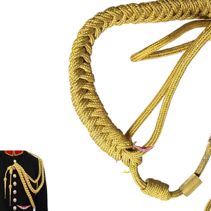 Golden Dress Aiguillette Mylar Aiguillette Cord Soviet Aiguillette Metallic Yarn Garment <b>Accessory</b> - Product Image 4