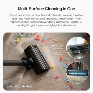 CordZero A949- Aspiradora inalámbrica con base de autovaciado, 200 minutos de autonomía con batería recargable adicional, Power Mop - Product Image 3