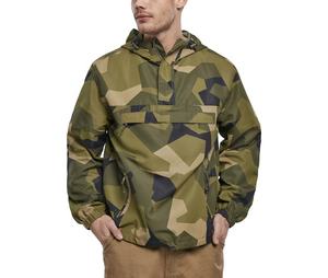 Chaqueta Cortavientos Impermeable con Capucha y Camuflaje, Unisex, con Logotipo Personalizado, para Exteriores - Product Image 2