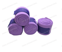 Ensemble de 4 bandages de jambes pour chevaux de polo de la marque PRIMA, en polyester respirant, équipement équestre de haute qualité, bandages d'équitation personnalisables