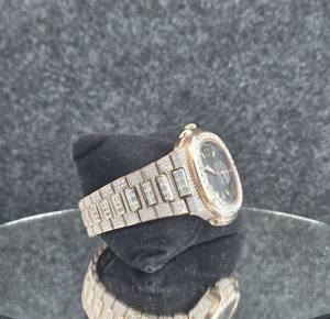 VVS1 Moissanite Stainless Steel Luxury <b>Square</b> <b>Watch</b> Autometic Movement 41MM Sapphire Crystal Dial Alloy Analog Digital - Product Image 3