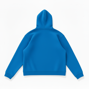 Sweat-shirt à capuche zippé en coton pour homme, logo personnalisé imprimé sur le devant, coupe ample décontractée, streetwear hiver, 2 pièces - Product Image 4