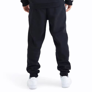 Ensemble de survêtement décontracté en molleton 100 % coton, design personnalisé, couleur unie, pour l'hiver, avec sweat à capuche et pantalon de survêtement à cordon de serrage - Product Image 5