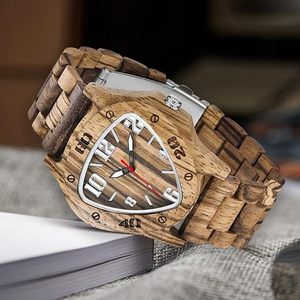 Reloj de Madera de Cuarzo Antiguo FAIZA CRAFT al por Mayor con Logotipo Personalizado, el Mejor Reloj Deportivo para Hombre, Diseño Art Deco Hecho a Mano - Product Image 5