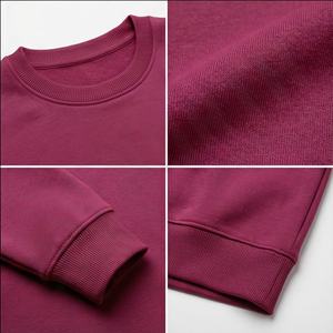 Sudadera con Capucha de Felpa Gruesa para Hombre, Estilo Jersey con Cierre, Cuello Redondo, Talla Grande, Personalizable para Diseño, Invierno, Antiarrugas - Product Image 4