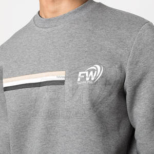 Sweat-shirt décontracté à manches longues pour hommes de haute qualité Prix d'usine Casual Crewneck Men Sweatshirt basics, coton mélangé - Product Image 6