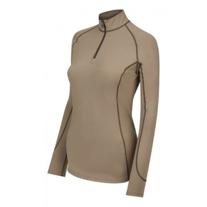 Camiseta de manga larga transpirable para equitación de mujer OEM, capa base de alto rendimiento para montar a caballo de Alexandria - Product Image 1