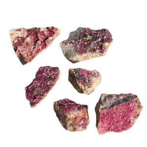 <span class=keywords><strong>Calcite</strong></span> Cobaltoana Naturale con Malachite, Rara Cristallina Rosa, per Decorazione Casa e Pietre Curative, Vendita all'Ingrosso - Product Image 5