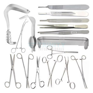 Nuevos Conjuntos de Instrumentos Quirúrgicos de Acero Inoxidable Color Plata en Venta - Product Image 6