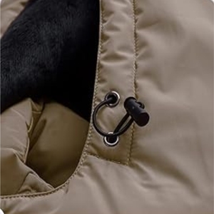 Fashion Style Premium Custom Spring Warm <b>Padded</b> High Quality Unisex Puffer Jacket with Hood Camouflage Embroidery - Product Image 6