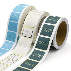 Impresión de Etiquetas con Logotipo Personalizado - Etiquetas Autoadhesivas de Vinilo y Papel de Alta Calidad para Bebidas, Sombrillas, con Estampado Dorado - Product Image 4