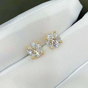 IGI Certified HPHT CVD Lab Grown Diamond <b>Studs</b> 14K 18K Solid Gold 4 Prong Lab Grown Diamond <b>Earrings</b> <b>Stud</b> <b>Fine</b> Jewelry - Product Image 3