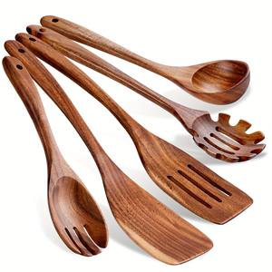 Espátula de madera de última tendencia, útil utensilio de cocina de madera, espátulas naturales para diversas necesidades culinarias - Product Image 2