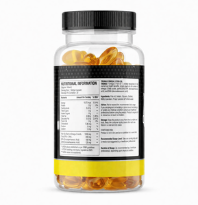 Capsules d'huile de poisson oméga 3 pour adultes, 1000 mg EPA DHA, complément alimentaire pour la santé du cœur, de la peau, du cerveau et la nutrition quotidienne - Product Image 4