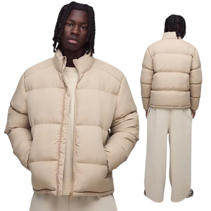 Customized Cropped Puffer Jacket for Streetwear Brand 300gsm Heavyweight Warmth Quilted Padded Bubble Jacket Bulk Supplier - Product Image 2